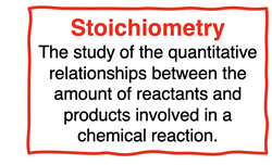 Definition of Stoichiometry